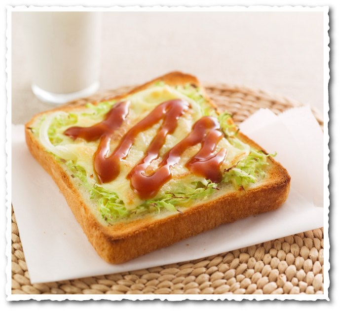 Toast à la sauce Otafuku pour okonomiyaki